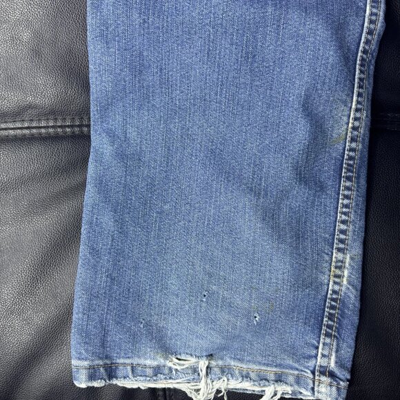 Wrangler 01 Competition Cool Vintage Men's Straight Leg Jeans Blue Denim 35x34 - Picture 9 of 16